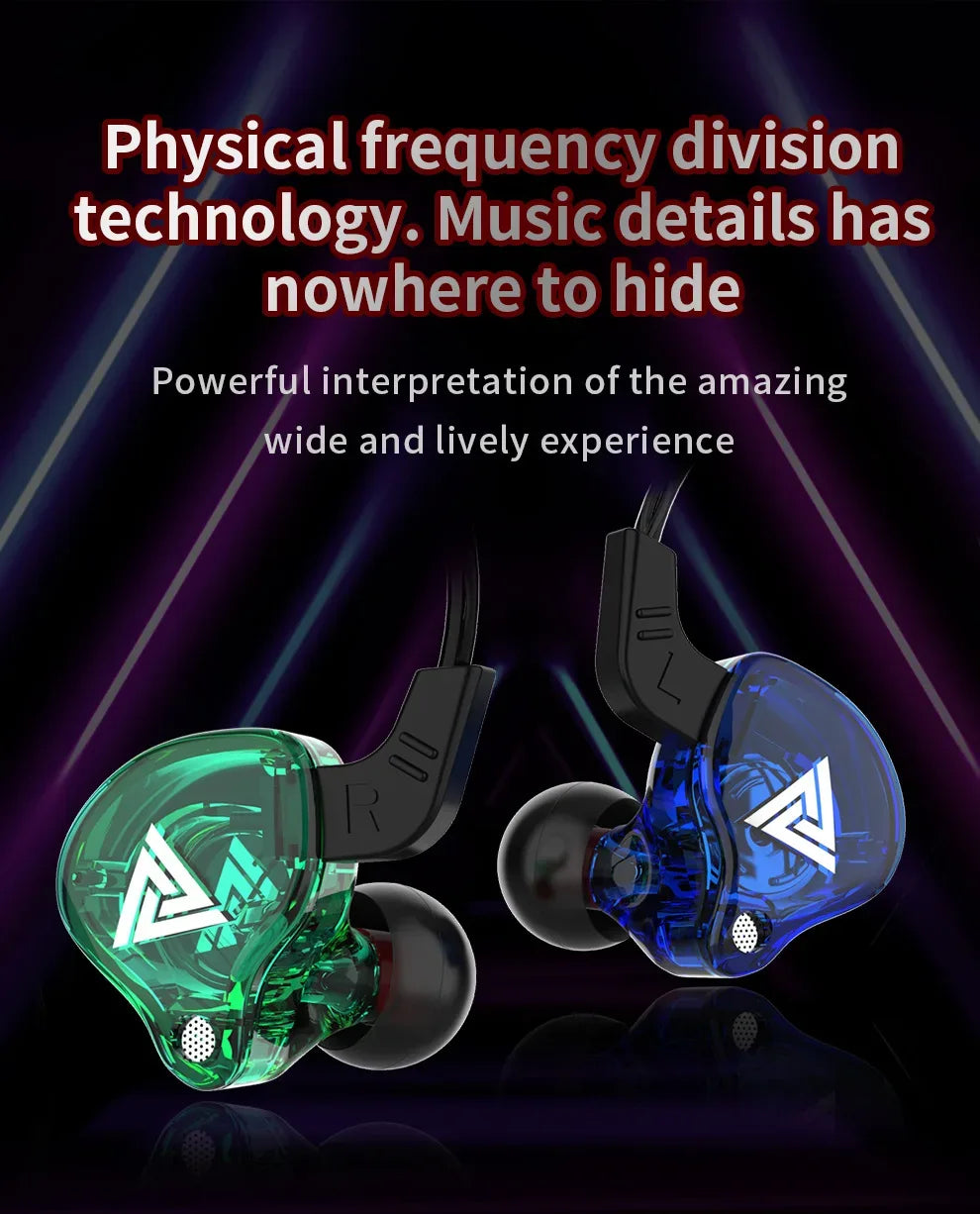 Wired In-Ear Headphones with Mic - HiFi Bass Stereo - Tidesmit Tidesmit