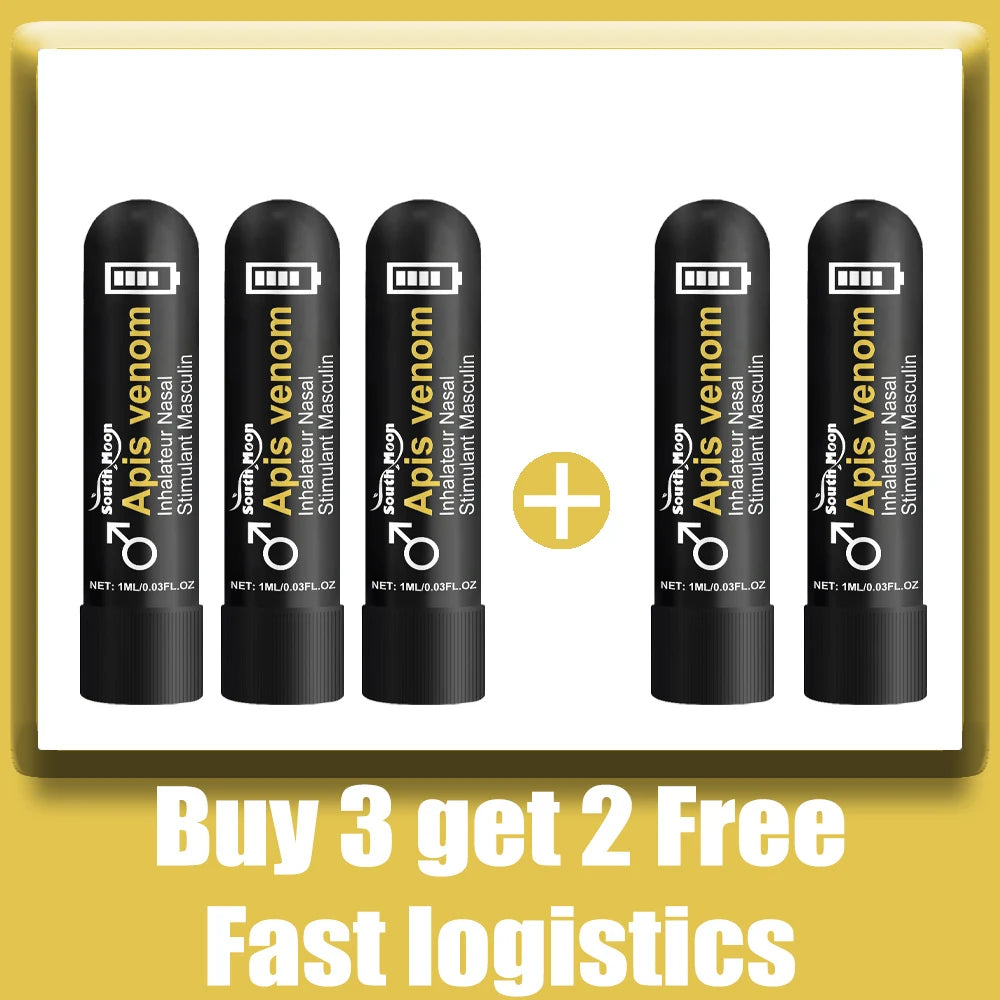 Nasal Sniffing Stick | Refreshing Herbal Inhaler & Lip Care Formula Lip Care Buy 3 Get 2 Free Tidesmit