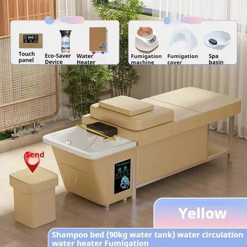 Thai Massage Table with Integrated Shampoo Basin and Water System Massage Chairs Tidesmit