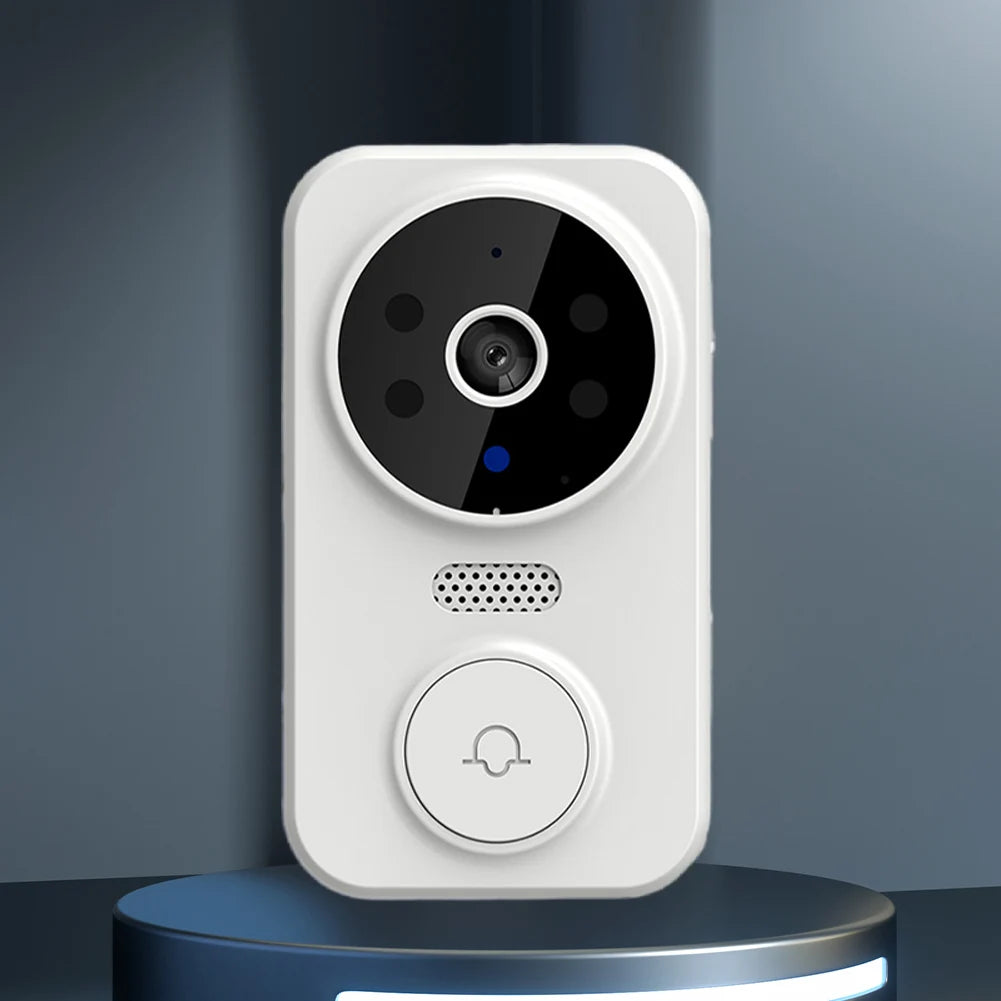 WiFi Smart Audio Doorbell Camera 2-Way Audio Wireless Visual Intercom Doorbell with Remote Monitor Indoor Outdoor Surveillance