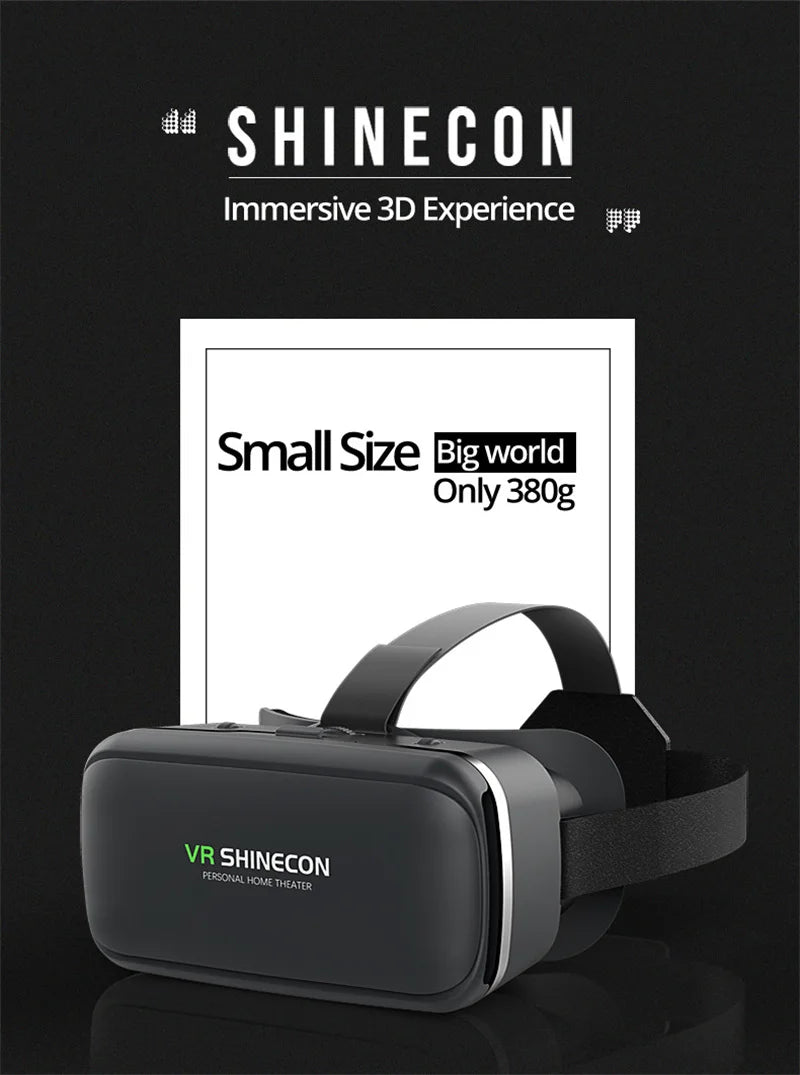 VR Headset for Smartphones | 3D Immersive Smart Glasses with Remote Options Tidesmit