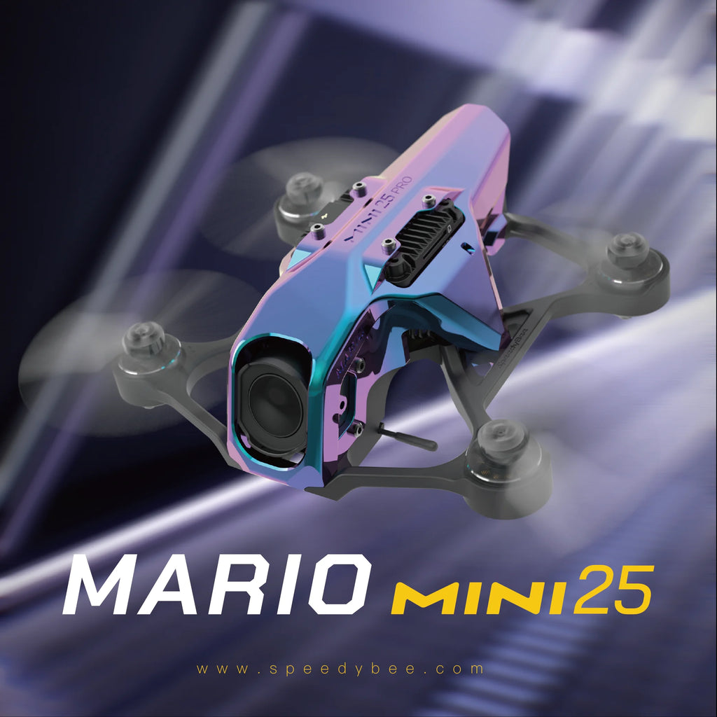 SpeedyBee Mario Mini25 FPV Drone Kit - ELRS 2.4G Freestyle Racing Frame Tidesmit