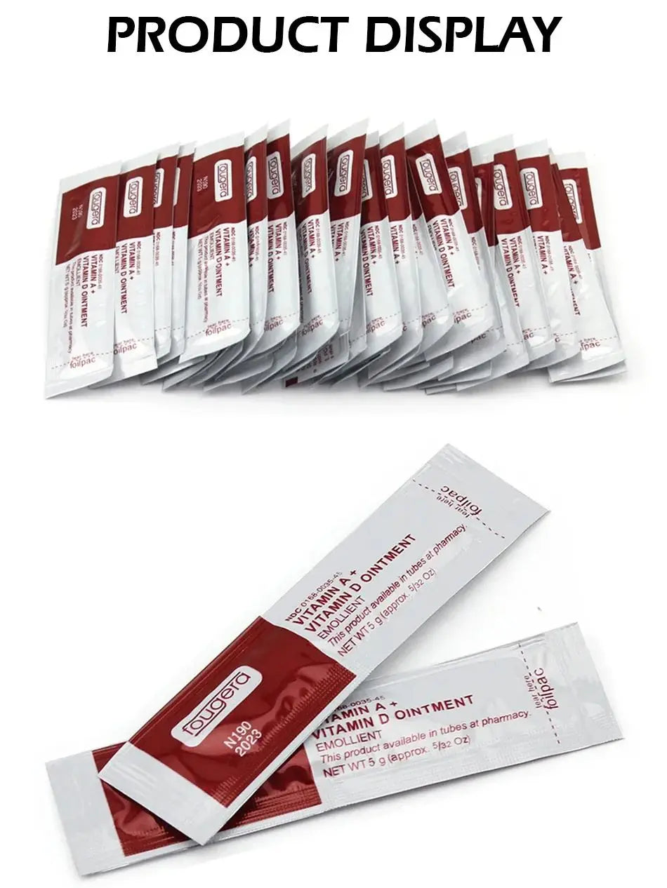 20/50/100/200pcs Fougera Vitamin Ointment A&D Tattoo Repair Cream Gentle Post-Tattoo Healing Supplies Tattoo Skin Care Must-Have