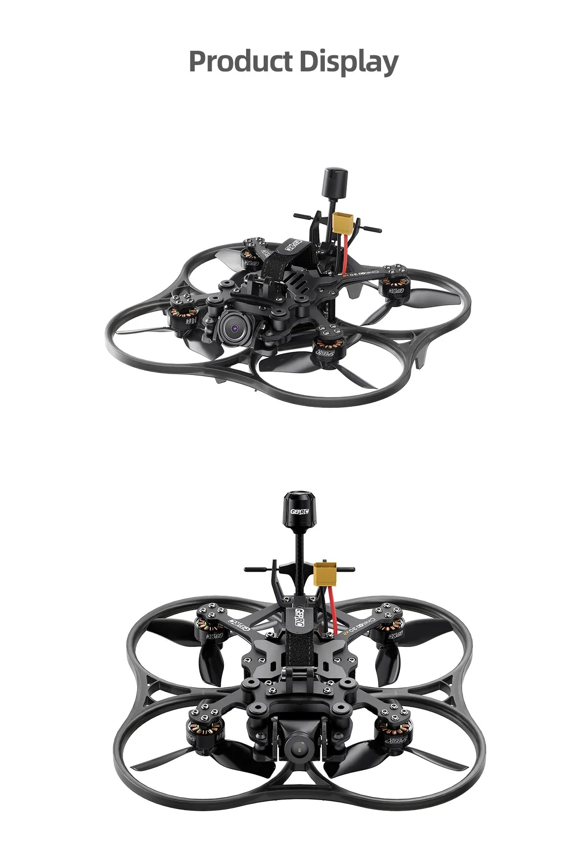 GEPRC Cinelog30 V2 FPV Drone: 45A AIO FC Analog System Tidesmit
