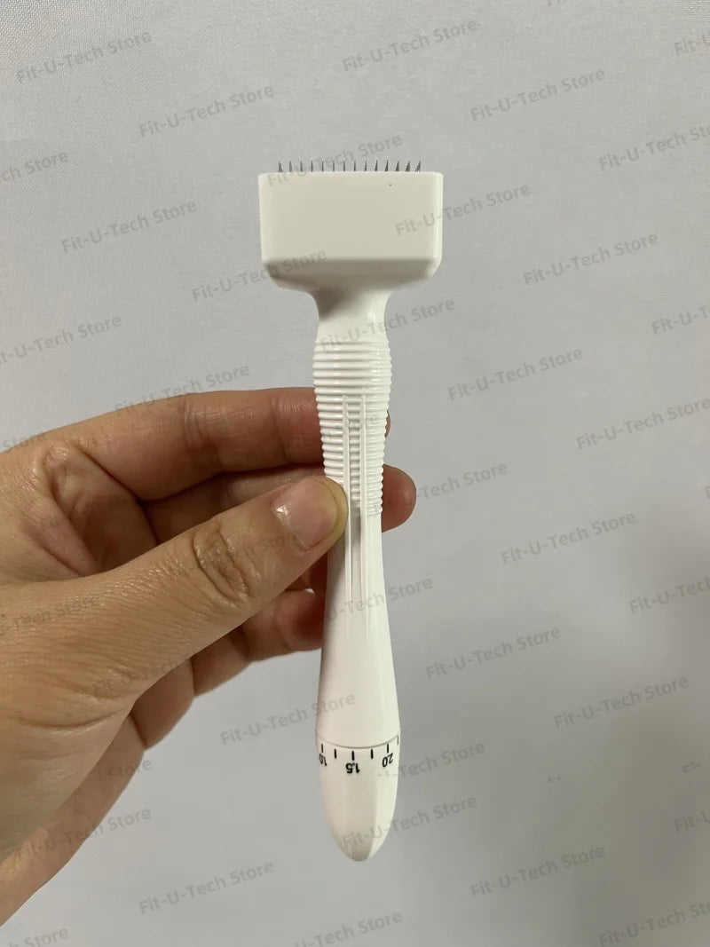 Adjustable Derma Stamp 140 Pins for Beard and Scalp Health Body Shaping Massage Equipment Tidesmit