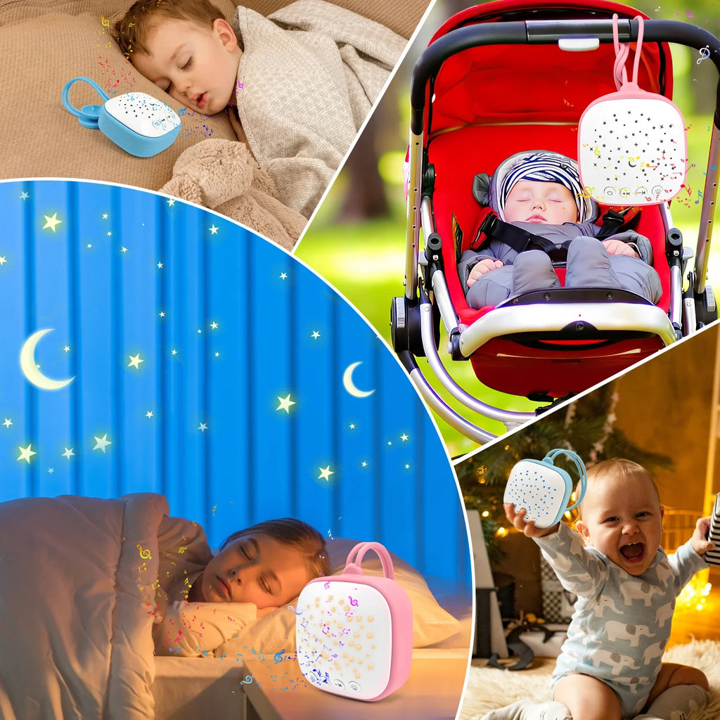 Sound Machine for Baby with Soothing Sounds Touch Warm Light Portable White Noise for Kids Adults for Sleeping Timer