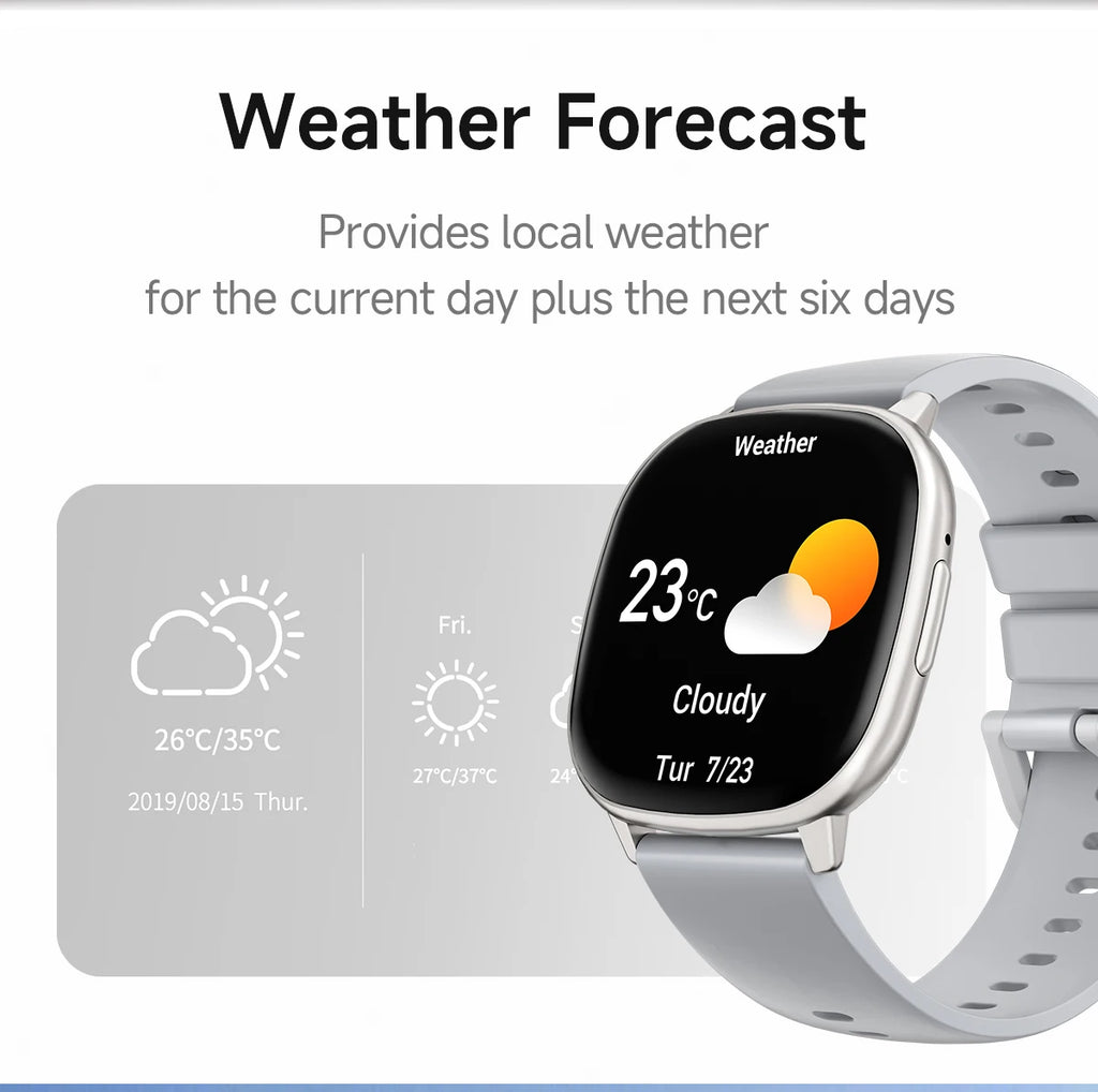 2026 New Fashion HD17 Air Smart Watch for Unisex Breathing Training Heart Rate Sleep Pressure Monitoring Waterproof BT Calling