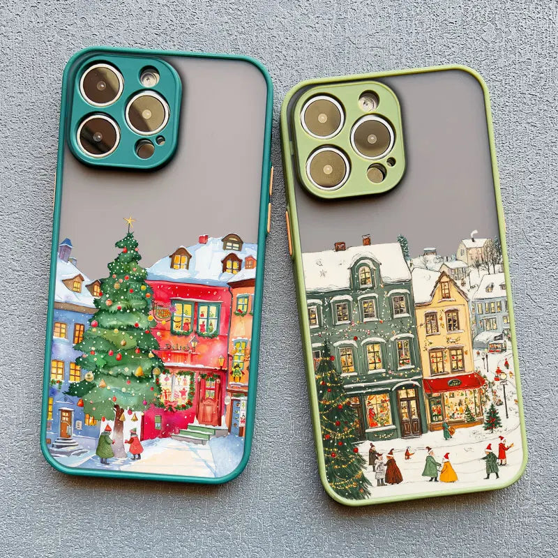 Christmas Cartoon Phone Case for iPhone 16 Pro Max - Shock-Absorbing Cover Tidesmit