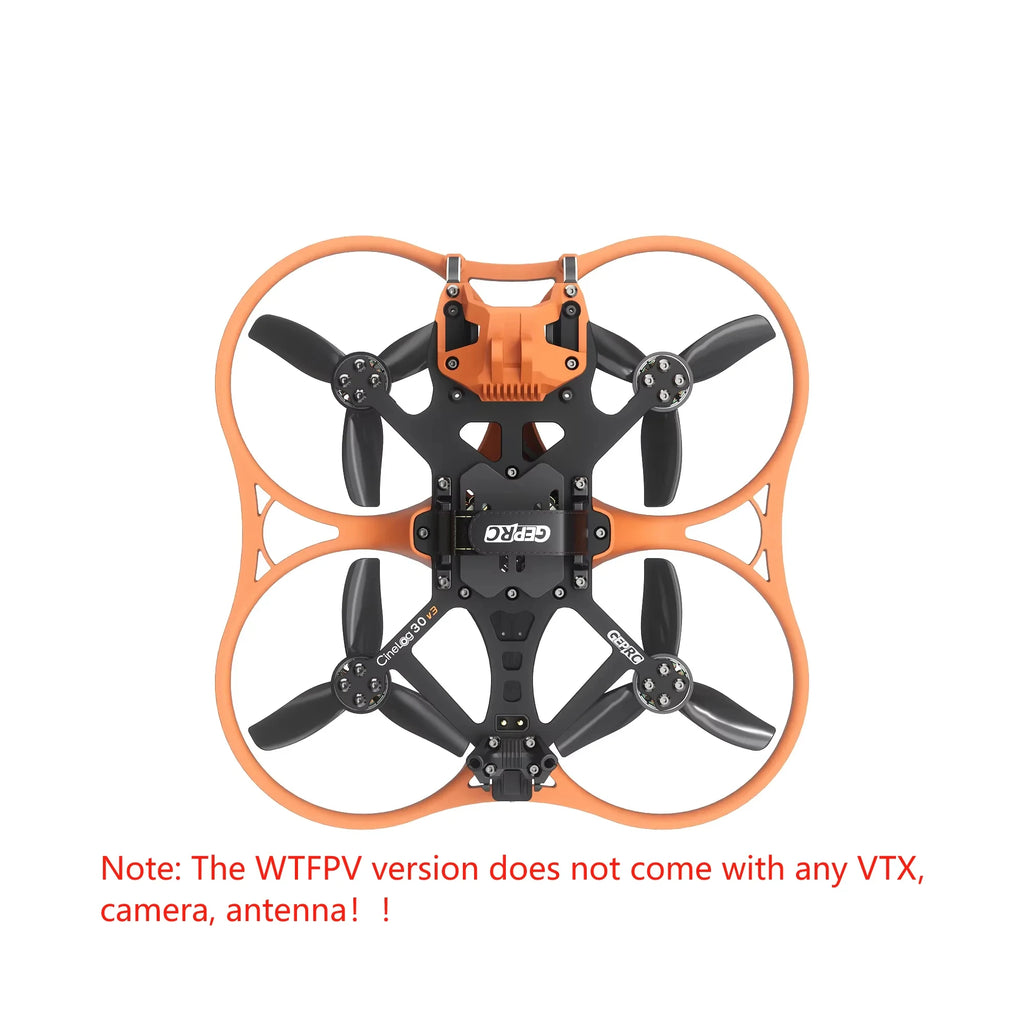 GEPRC Cinelog30 V3 4K FPV Drone - Durable O4 Pro Cinewhoop WTFPV PNP China Mainland Tidesmit
