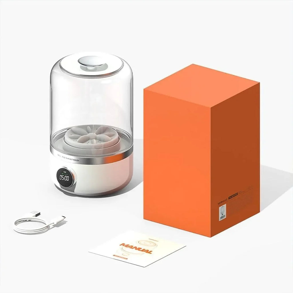 Tidesmit 1L portable wireless underwear and socks mini washing machine with dehydrating laundry bucket feature
