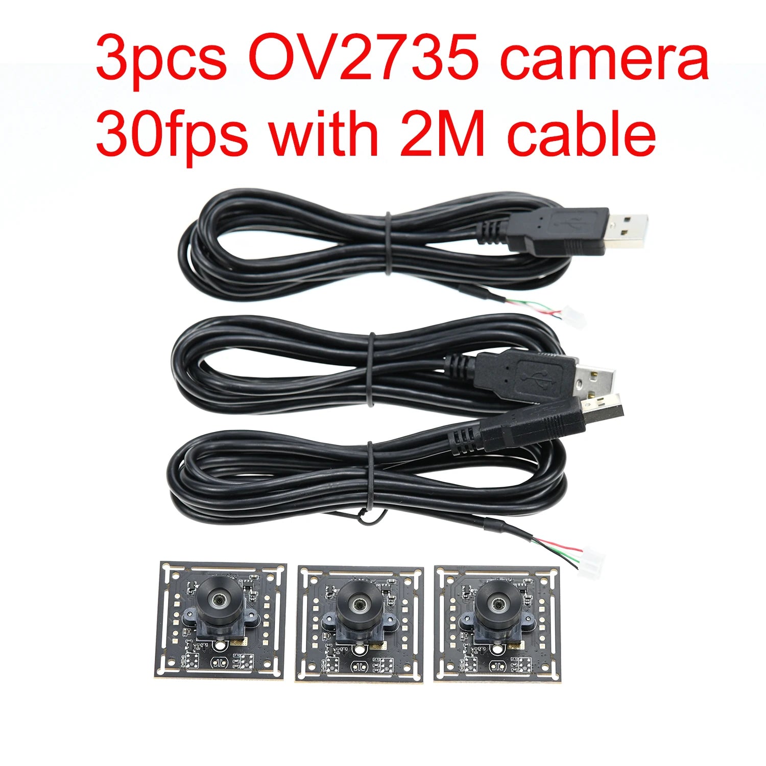 GXIVISION OV9732 30FPS 2M Cable 100 Degree USB Camera Module,3pcs OV2735/IMX179/OV2710 Compatible For Autodarts.io Scoring