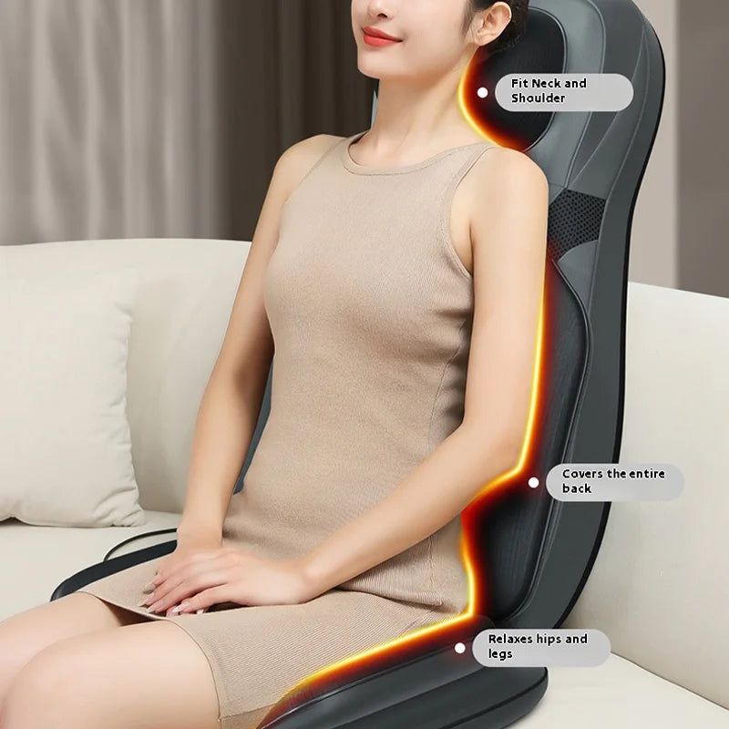 Electric Massage Cushion with Heat Therapy - Cherry Deep Tissue Kneading Massage Cushion Tidesmit