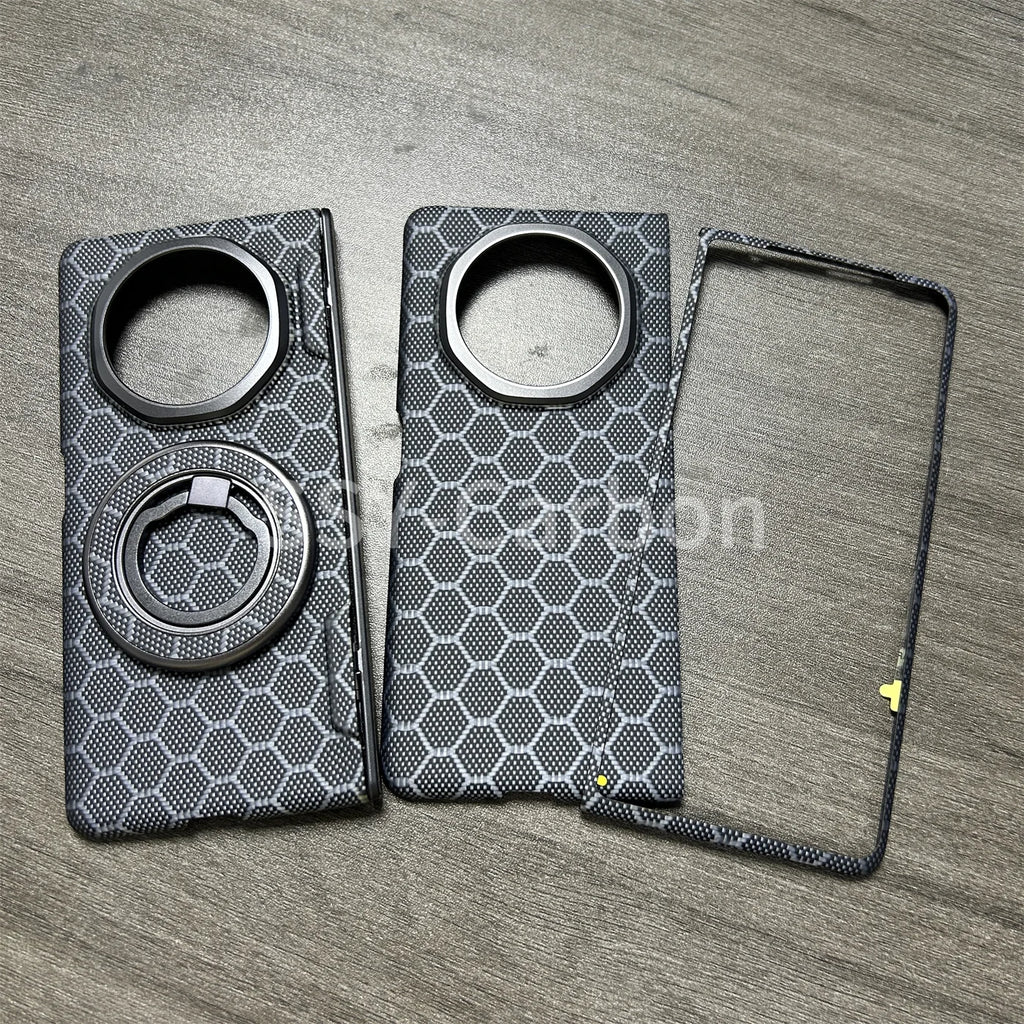 Honor Magic V3 Carbon Fiber Case | Slim Shock-Absorbing Magnetic Cover Tidesmit