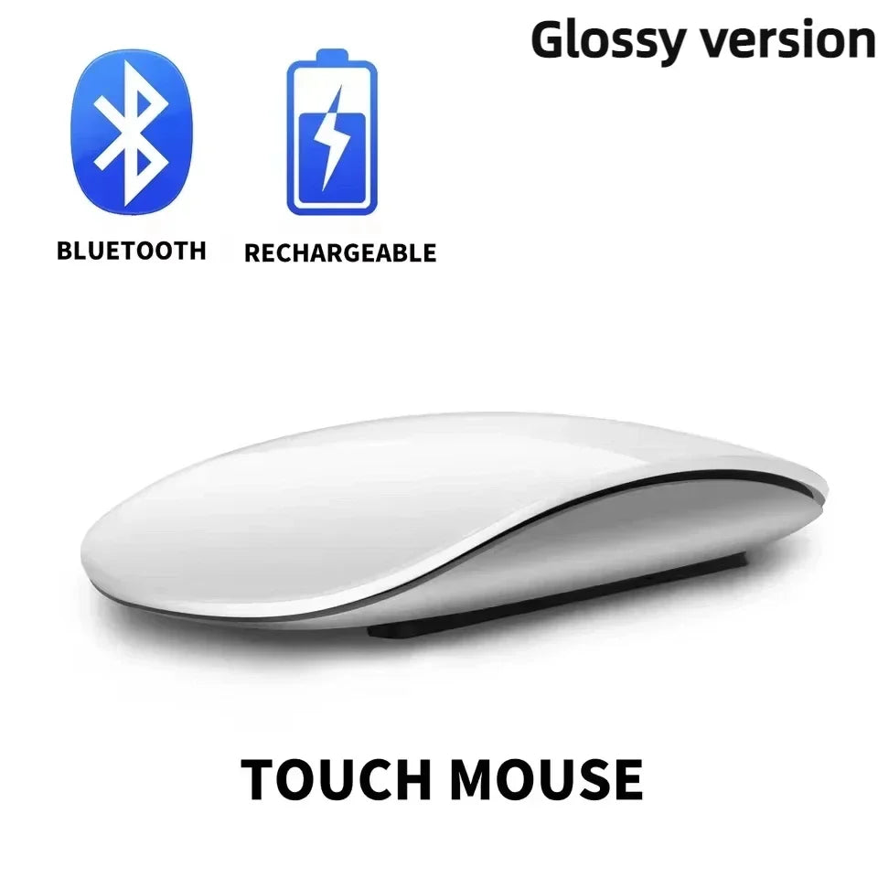 Upgrade Wireless Bluetooth Magic Computer Mouse Rechargeable Touch Slim Ergonomic Dual-Mode Silent PC Mice For Apple Macbook Air