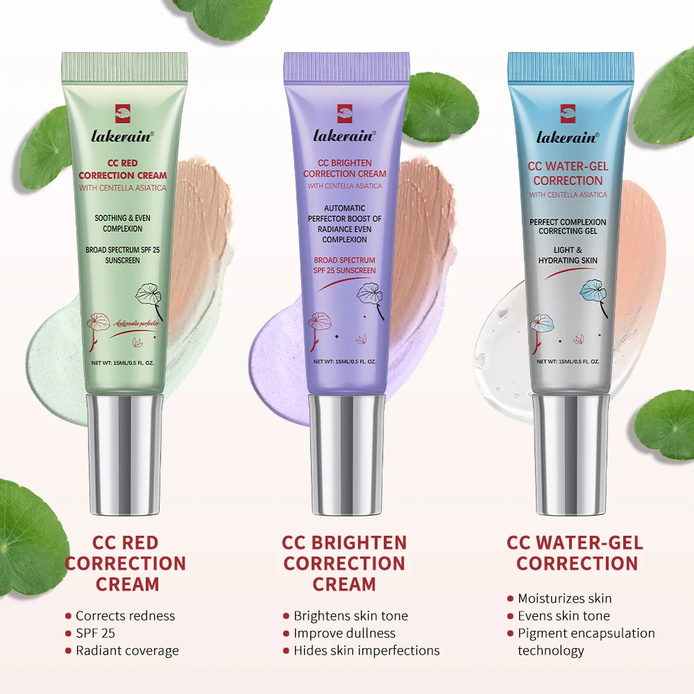 Tidesmit Moisturizing CC Brighten Correction Cream texture close-up for lasting waterproof face makeup coverage