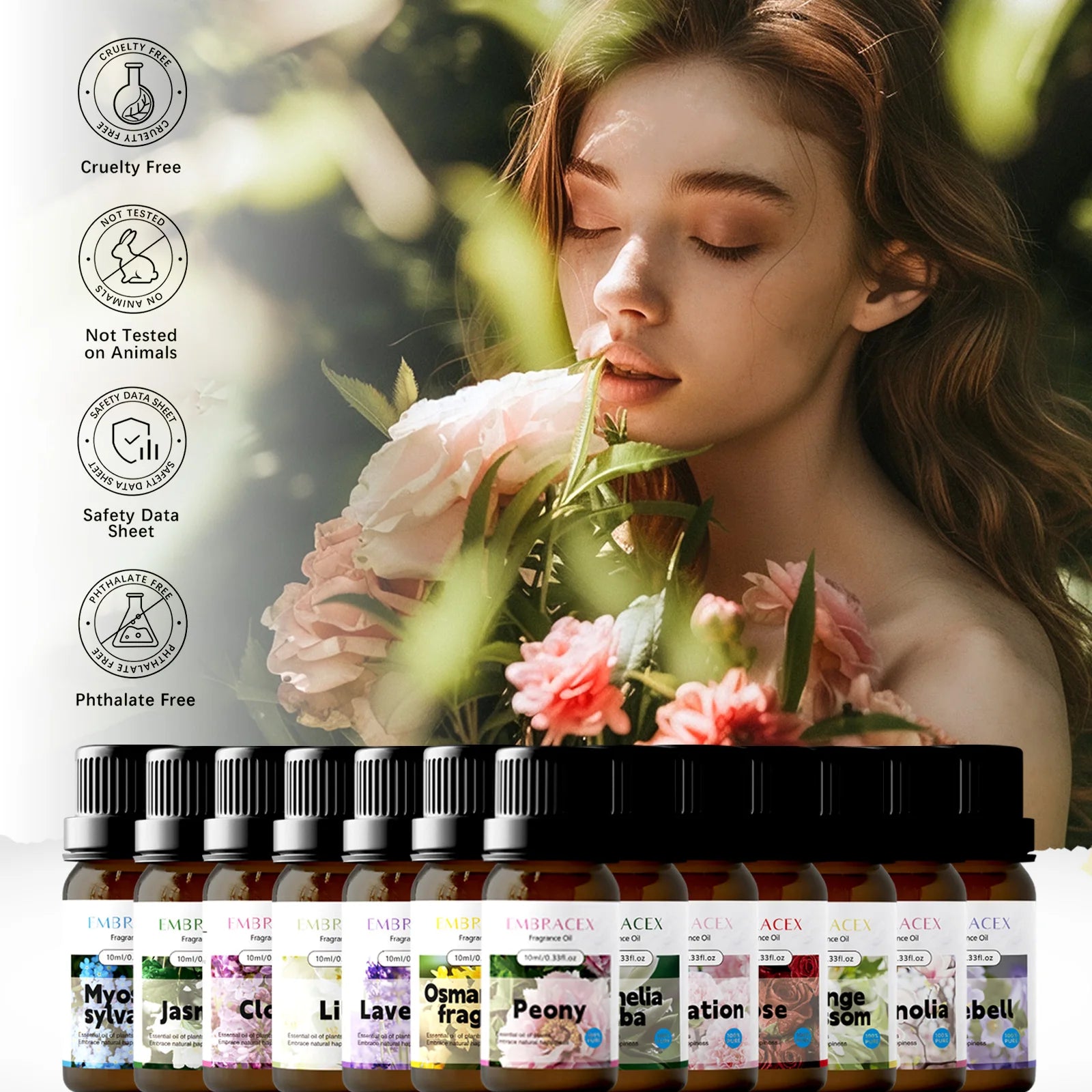 21Type Floral Sent Oil Skincare Essential Oils Women Body Massage Oil Funny Gifts Mother Day Gift