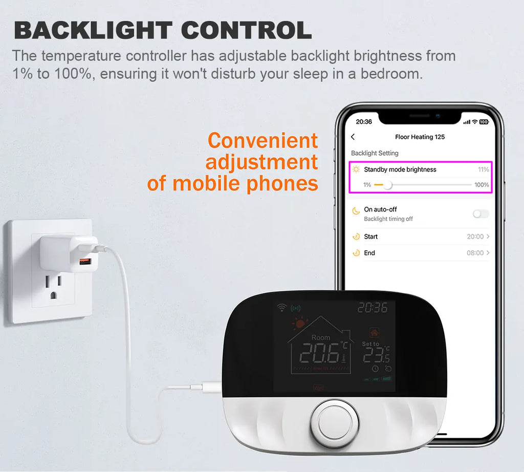 Tuya WiFi Smart Thermostat Water Gas Boiler RF433 Wireless Temperature Controller Socket Receiver Voice Alexa Google Home Alice