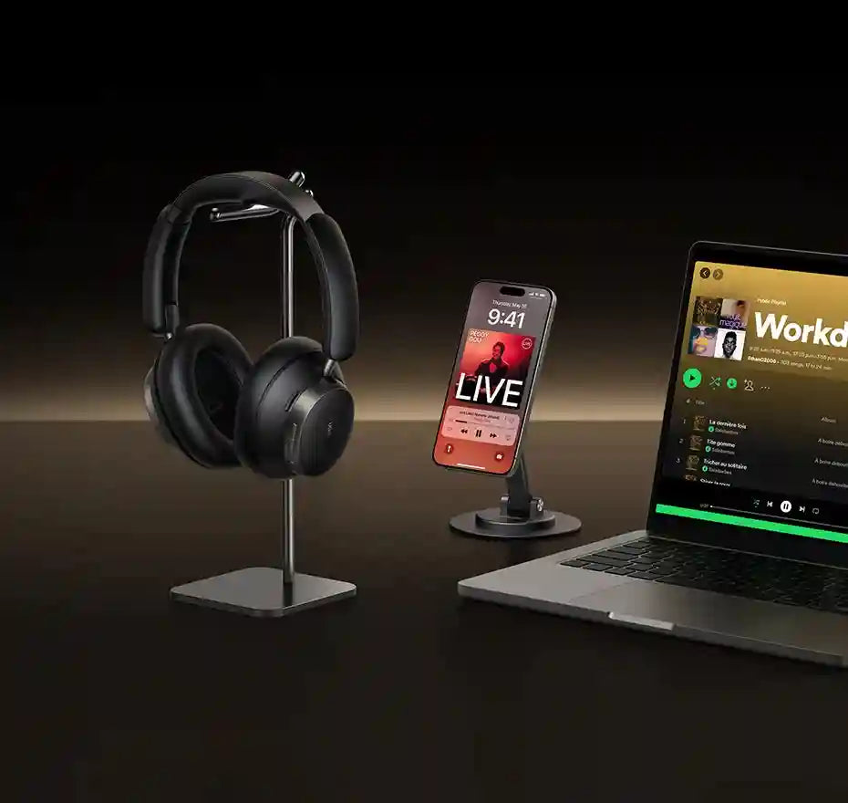 Wireless Noise Canceling Headphones | 120H Battery | Studio Pro Tidesmit