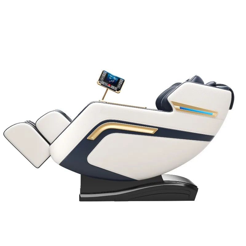 4D Zero Gravity Full Body Massage Chair - Coffee Premium Ergonomics Massage Chairs Tidesmit