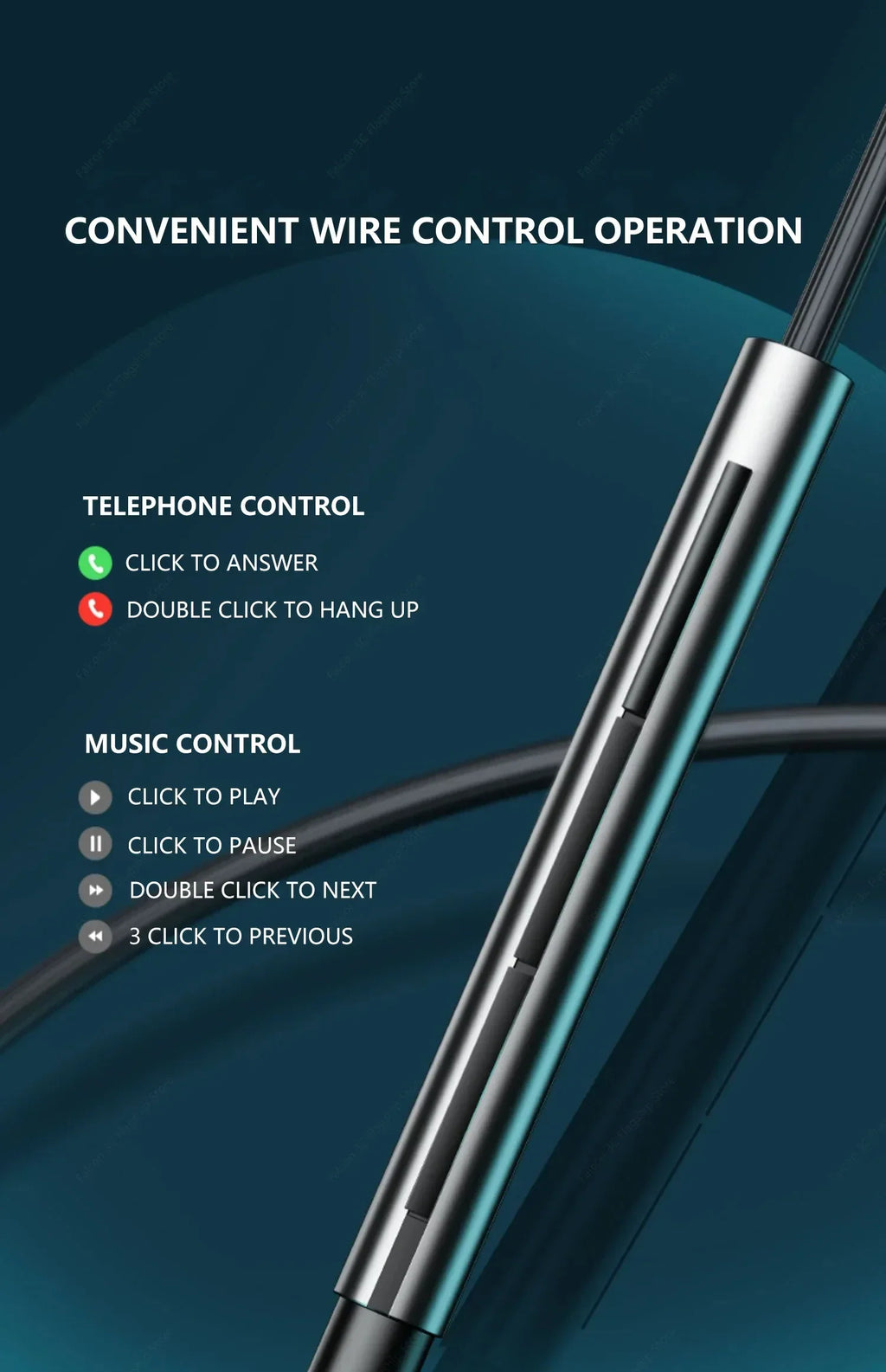 USB-C Wired HiFi Earphones with Ceramic Mic by Tidesmit Tidesmit