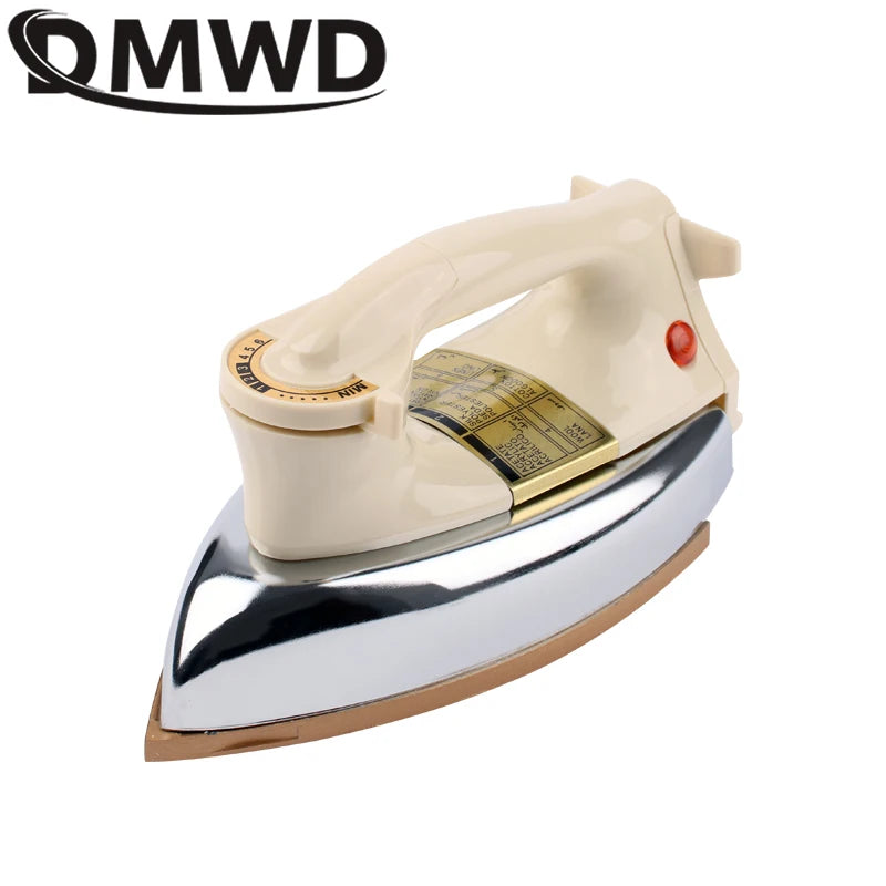 Tidesmit 1000W mini handheld electric iron in vintage style for efficient clothing wrinkle removal and DIY crafts.