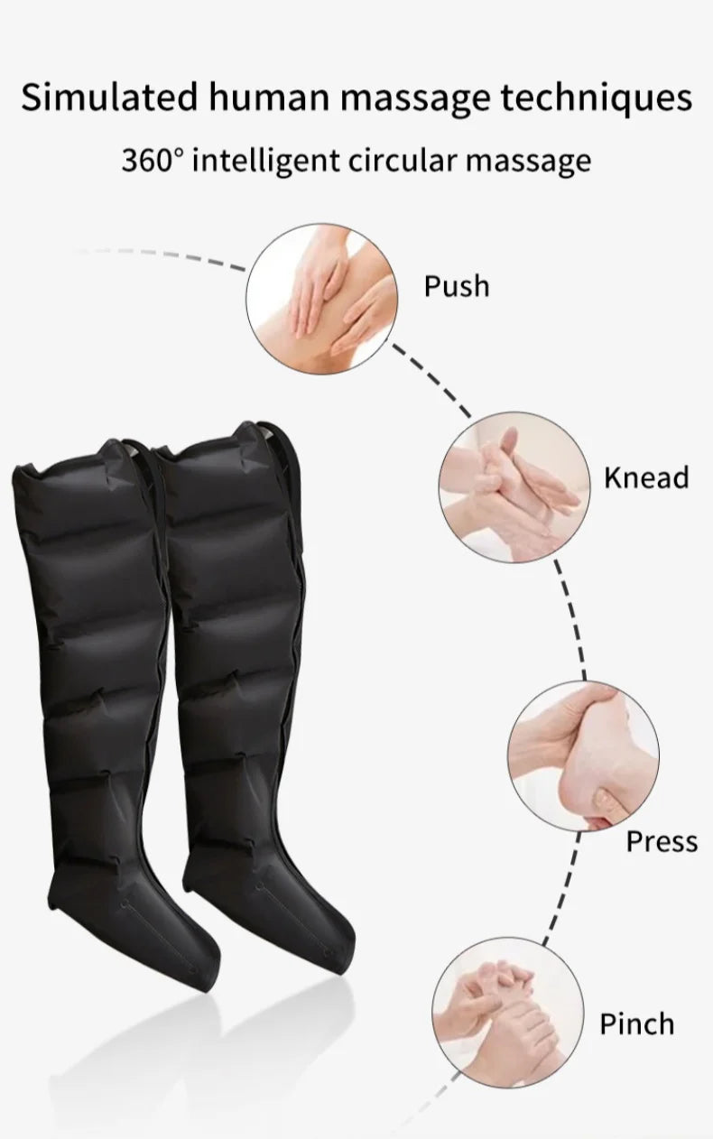 Leg Massager for Circulation: Air Compression Relief by Tidesmit Body Shaping Massage Equipment Tidesmit