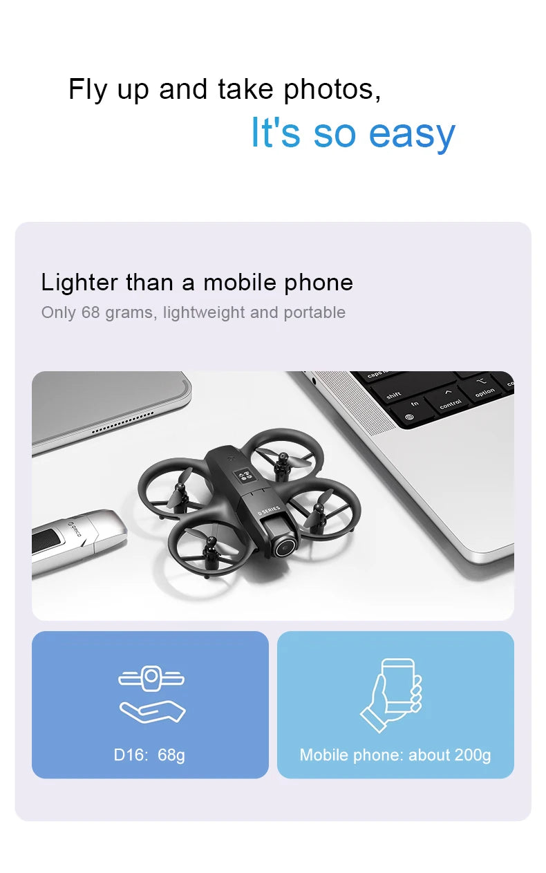 Mini GPS Camera Drone with 8K Dual Lens & Obstacle Avoidance Tidesmit