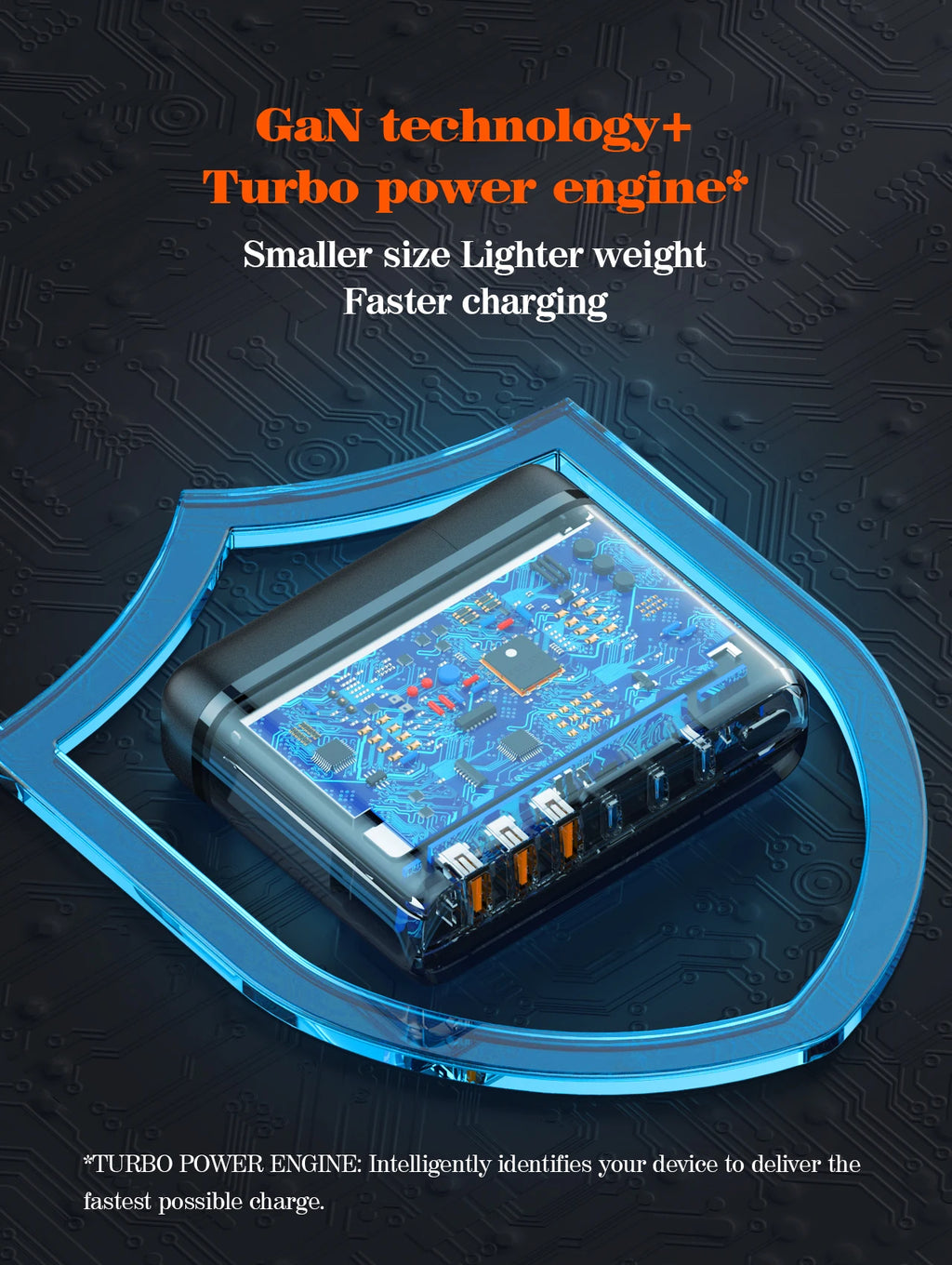 140W GaN USB C Charging Station - 6 Port Fast Desktop Wall Hub Tidesmit