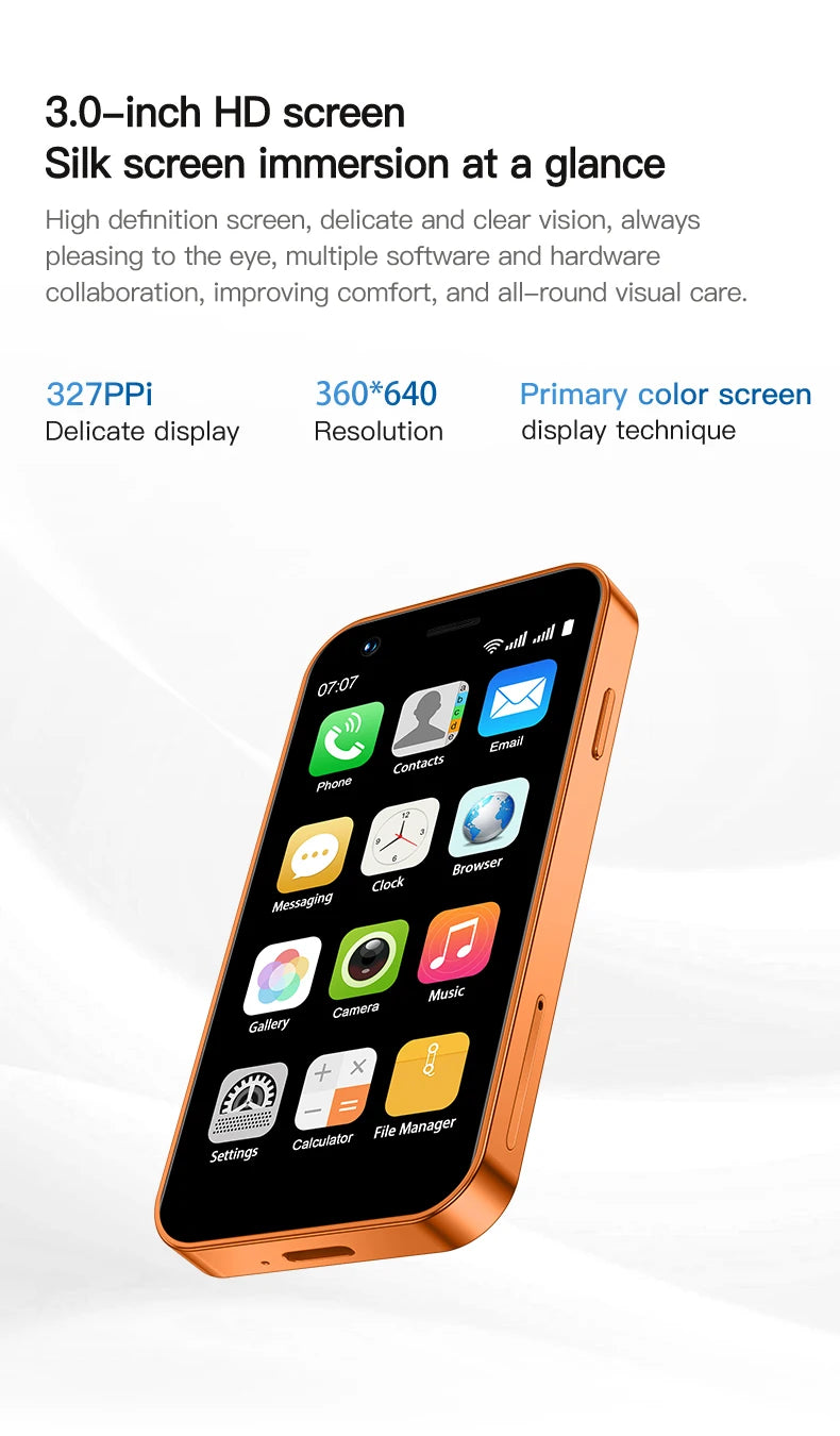 SERVO 18SE mini Smartphone 3.0inch HD Display 3G WCDMA 2GB+16GB GPS Android Small Portable Cellphone Dual SIM Standby Play Store