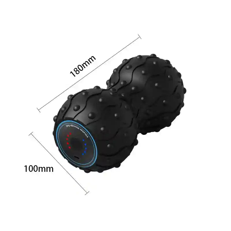 Vibrating Massage Ball: 5-Speed Deep Tissue Electric Muscle Roller Massage Roller 3801 Tidesmit