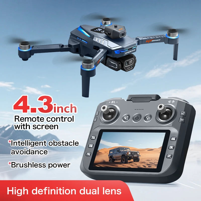 8K HD Camera Drone with GPS and Obstacle Avoidance - Foldable Quadcopter Tidesmit