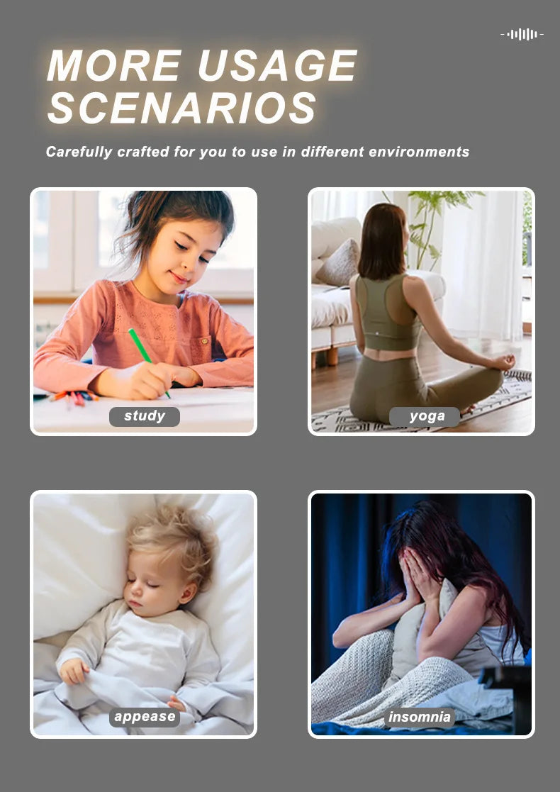 6/10/20Songs White Noise Sound Machine Portable Baby SleepMachine Soothing Sounds Volume Adjustable Builtin Rechargeable Battery