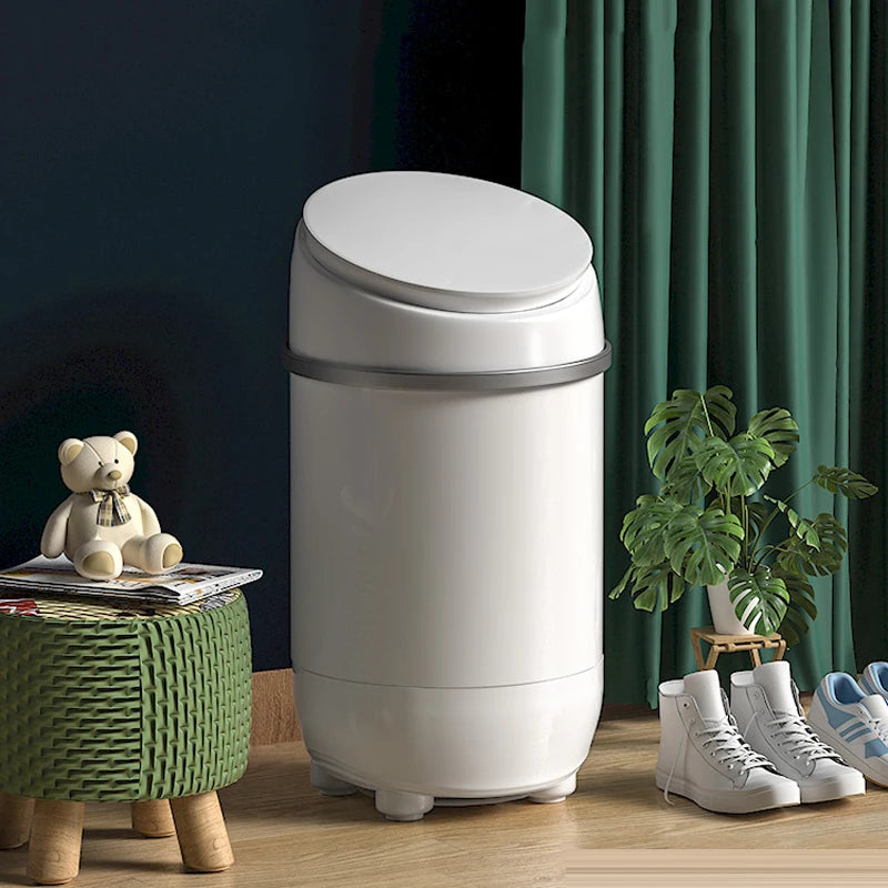 Tidesmit mini shoe washing machine side profile showing automatic drying and cleaning features for sneakers