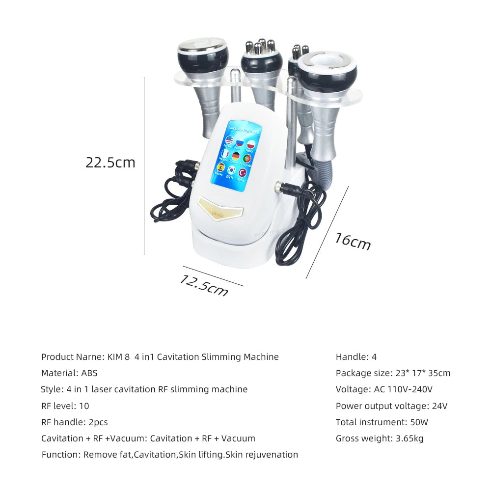 40k Ultrasonic Cavitation Machine for Targeted Body Shaping & Skin Tightening Body Shaping Massage Equipment Tidesmit