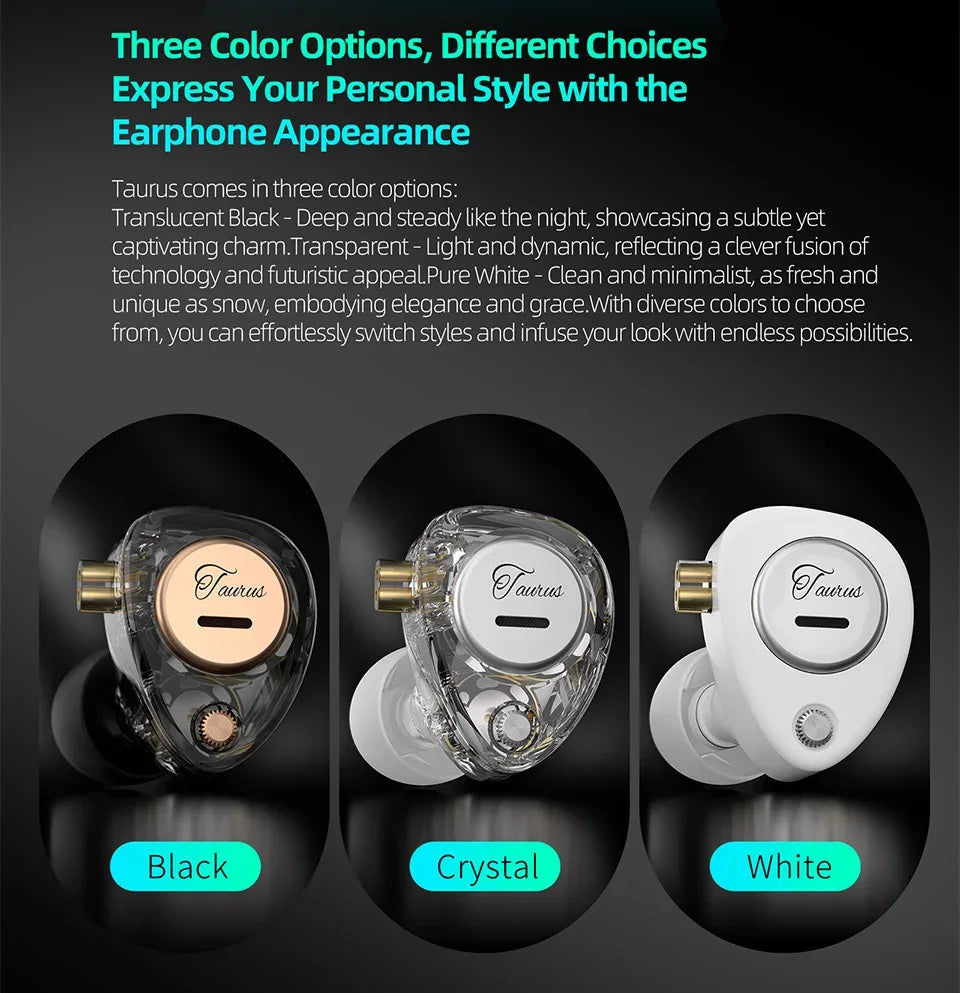 Tidesmit Dual Dynamic Driver Wired Earphones With Microphone Tidesmit