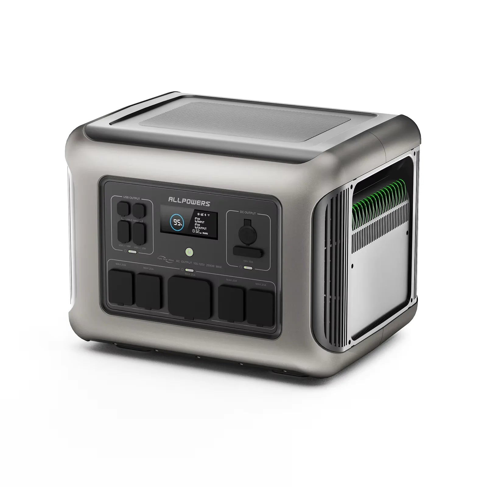 ALLPOWERS R2500 Portable Power Station 1920Wh 2500W Solar Generator & SP037 Solar Panels 400W / 2X400W Solar Charger for Camping