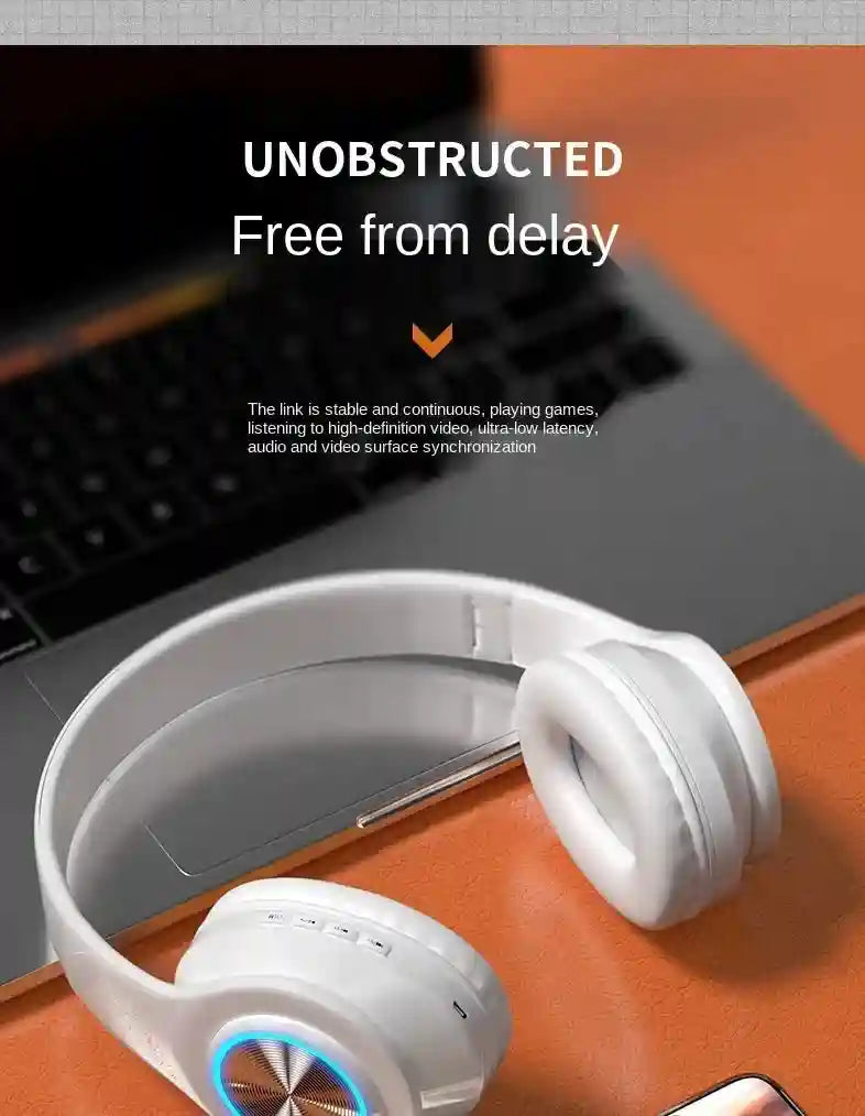 Wireless Over-Ear Headphones with Active Noise Cancellation - Black Tidesmit