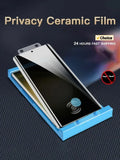 Privacy Ceramic Screen Protector for Samsung Galaxy S24 Ultra For Galaxy S23 Ultra 2PCS Tidesmit