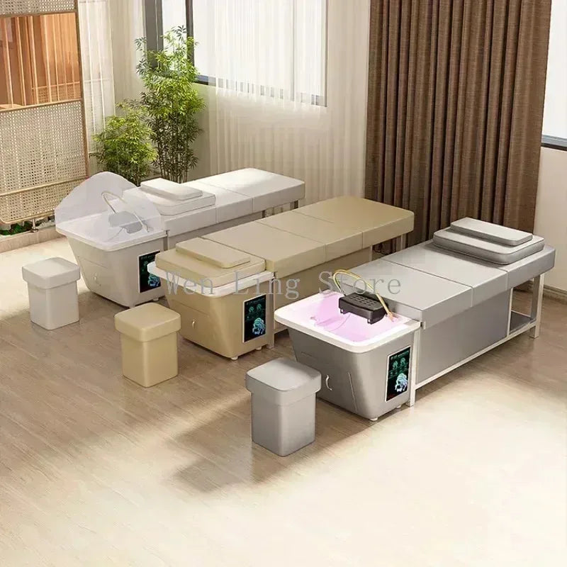 Thai Massage Table with Integrated Shampoo Basin and Water System Massage Chairs Tidesmit
