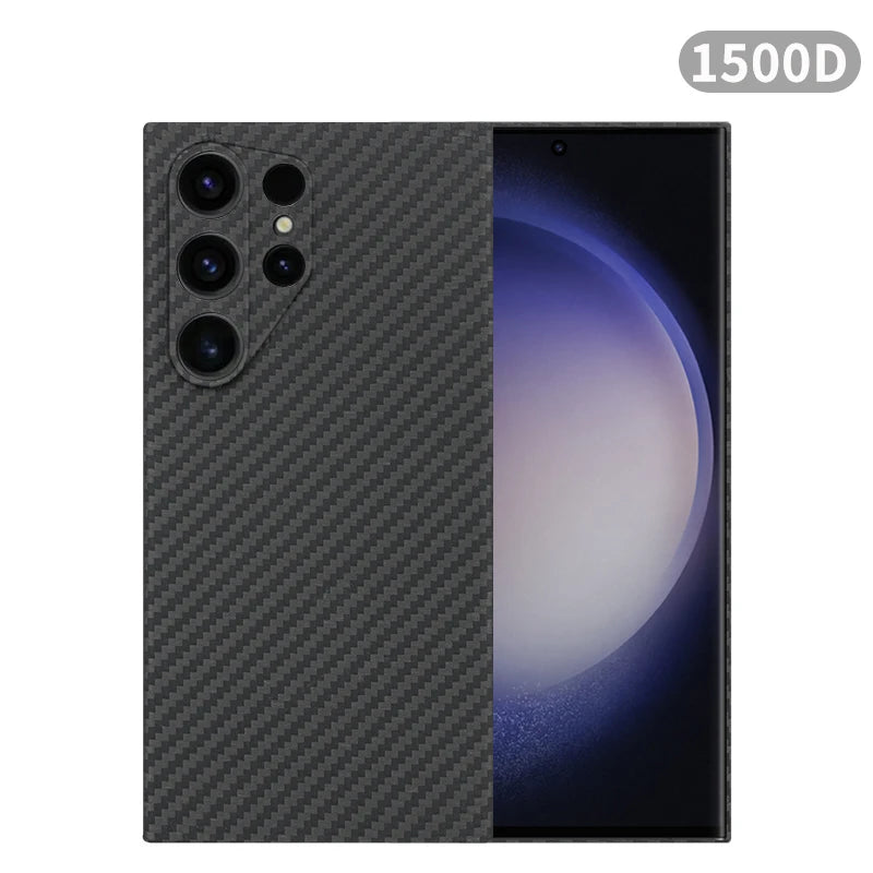 Samsung S24 Ultra Kevlar Case - Slim Aramid Fiber Magnetic Cover 1500DJK China Mainland Galaxy S23 Ultra Tidesmit