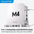 Mac Mini M4 Docking Station with 4K HDMI and M.2 SSD Expansion Default Title Tidesmit