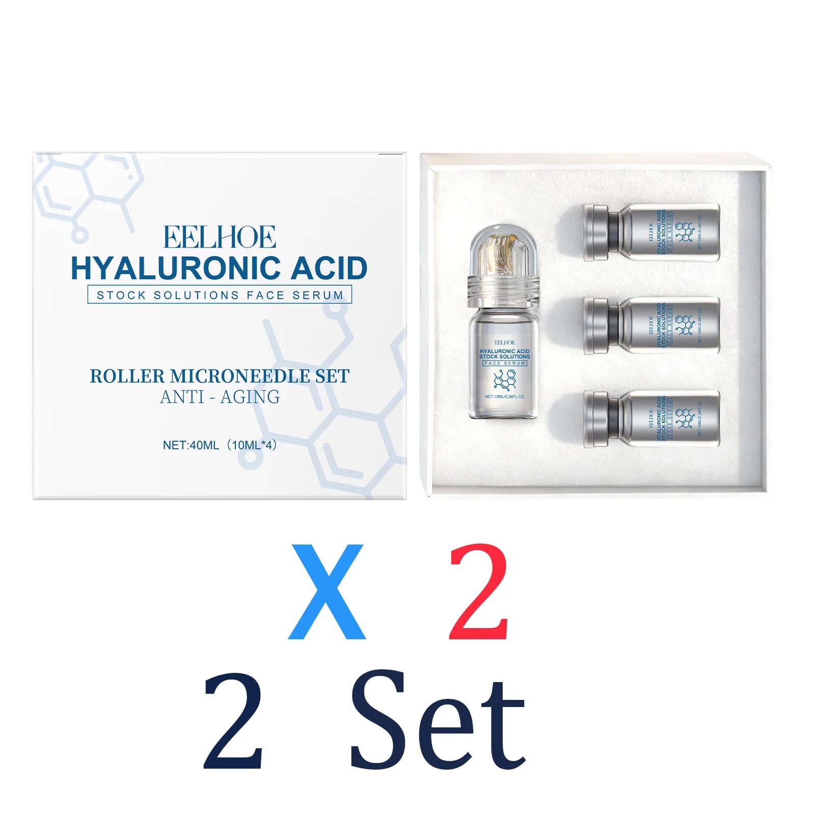 Tidesmit Niacinamide Microneedle Serum Kit with 0.25mm Face Roller for nourishing winter skincare