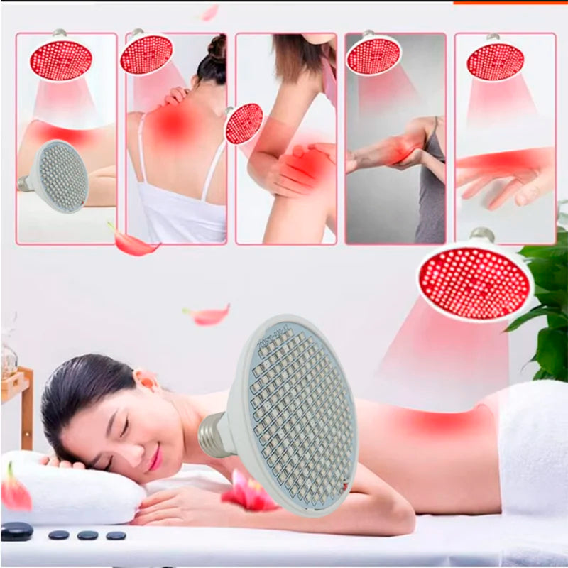 2023 620nm 660nm 850nm E27 Red led plant grow lamp bulb Anti Aging Deep Light IR Infrared Phototherap for Body Skin Pain