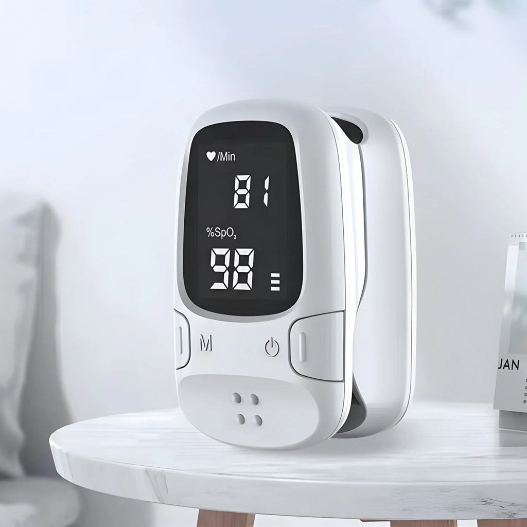 Portable Finger Pulse Oximeter Medical Mini Blood Oxygen Saturation Heart Rate Health Care Digital Oximeter for Home Adult Child