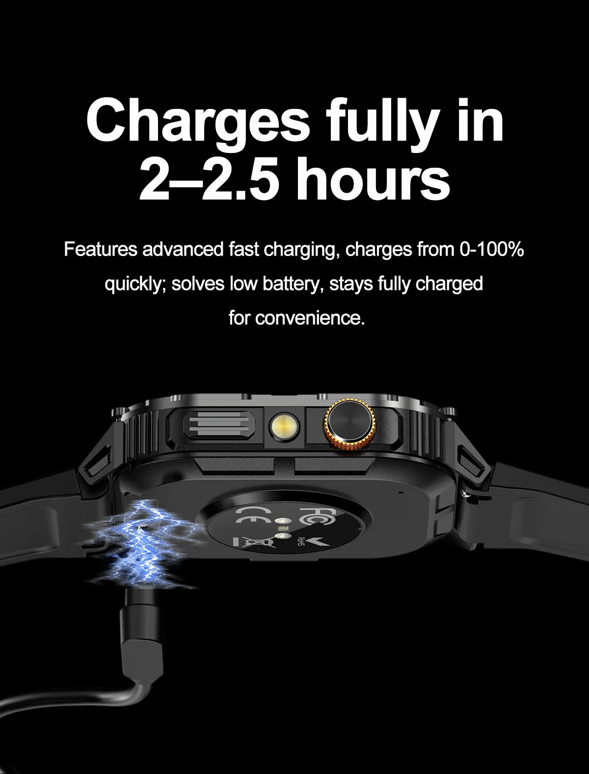 Hot Sell Gifts 2026 New Military SmartWatch Men Outdoor Sports IP68 Waterproof  LED Bluetooth Call Health Monitoring Men Women