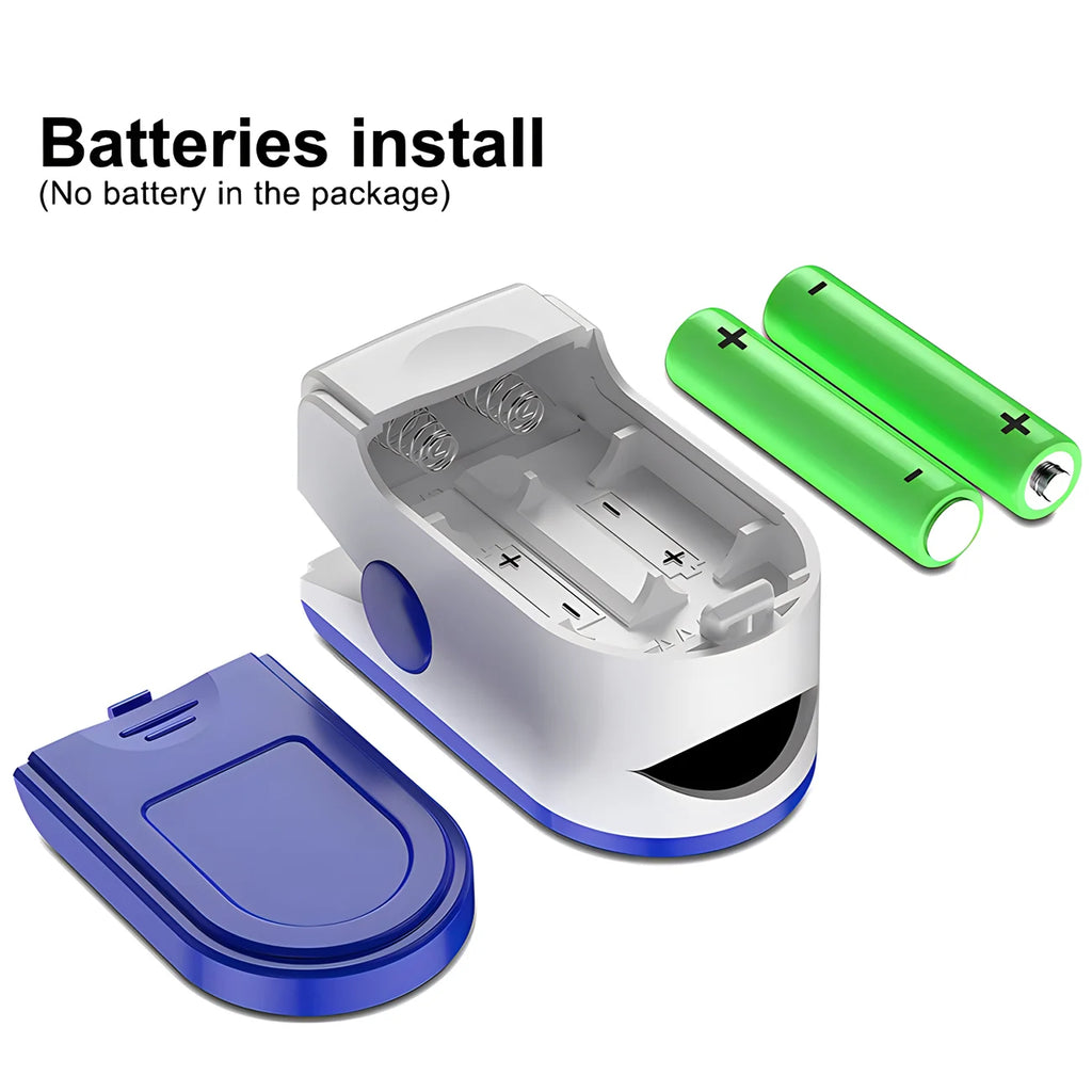 1PC 2PCS Finger Clip Oximeter Home LED Oximeter Blood Oxygen Meter Portable Fingertip Pulse Oximeter Saturation SpO2 Monitor