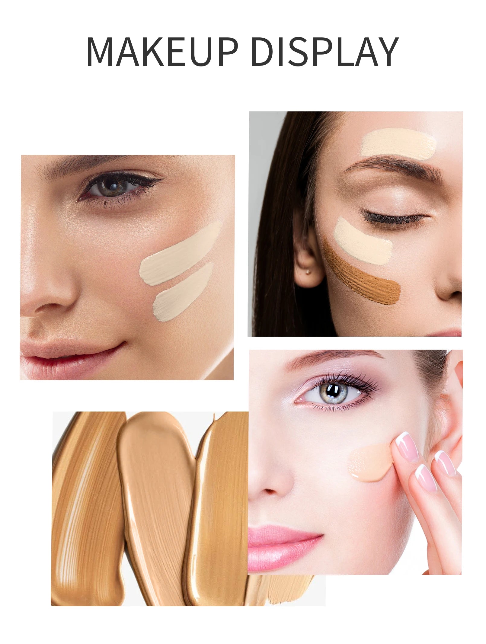 Tidesmit liquid foundation concealer for a naturally flawless matte finish featuring oil-control and waterproof wear