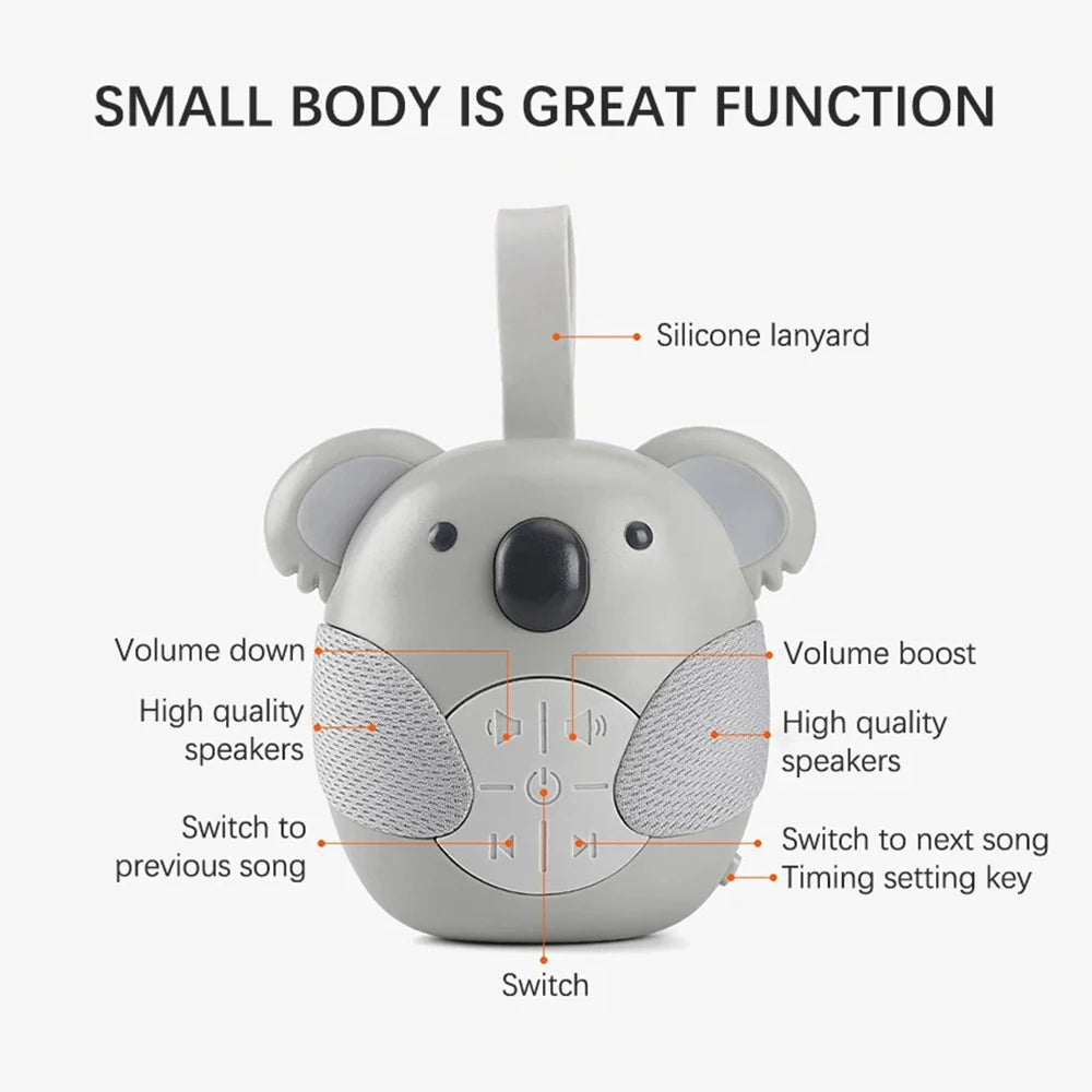 Baby White Noise & Lullaby Sound Machine,Baby Sound Machine,Portable BabySoother, Stroll & Go, Owl,Portable White Noise Machine