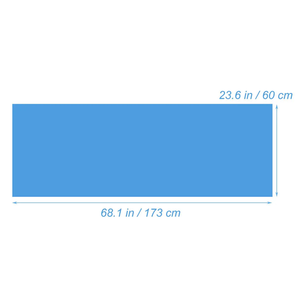 Anti-Slip Eva Yoga Mat Blue Portable Fitness Mat for Hot Yoga Pilates Aerobic Camping Exercise Stretching Routine Joint Support