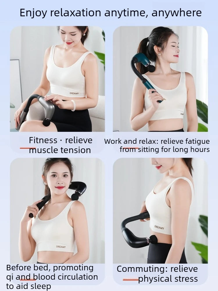 Fascia Gun Deep Tissue Massager - Rechargeable Sports Recovery Tool Fascia Gun Tidesmit